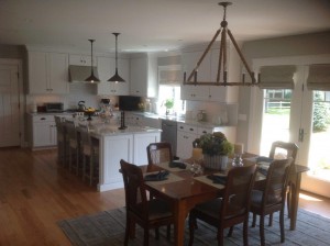 Wood Palace designed kitchen in a new home